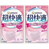Amazon.co.jp: [ユニ・チャーム] 【3個セット】 超快適マスク プリーツ